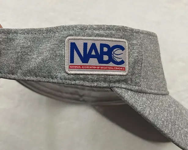 NCAA Coaches vs Cancer ACS x NABC Gray Top Of The World Headwear Visor Hat Cap OSFM
