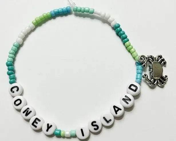 Handmade Tour Friendship Bracelet Coney Island Evermore w/ Charm