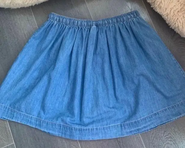 Gap Girls Denim Button Skirt 🦋