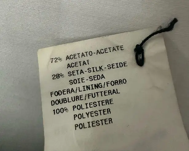 Armani Collezioni Black Skirt Size 10 Silk Blend Fully Lined Made In Italy