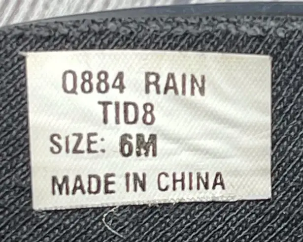 G.H. Bass &Co. G.H. Bass & Co Navy Blue Rubber Slip On Rain Shoes Clogs Size 6M