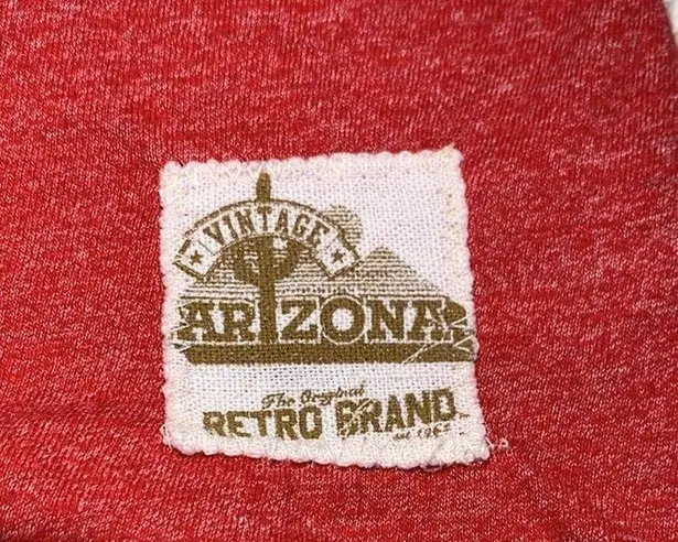 Heather Red Racer Back University of Arizona Wildcats Tank Top Size Small