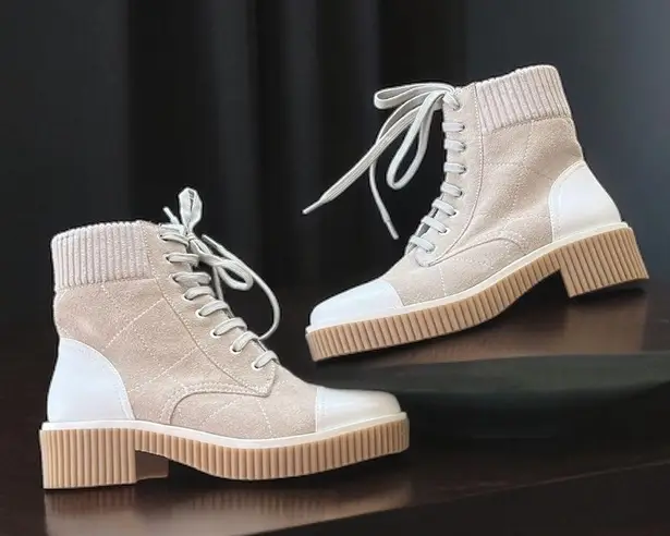 VANELi Mage Boots in Light Grey Nival Combo, Size 7.5 New w/o Box Retail $250