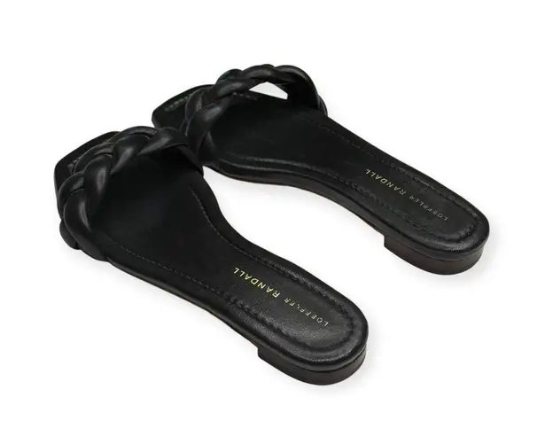 Loeffler Randall 𣓠Jackson Braided Flat Sandal 𣓠Black Nappa 𣓠7.5M Tuckernuck