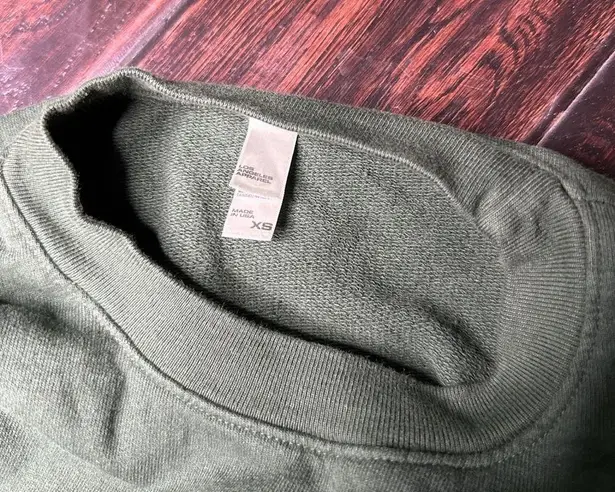 Los Angeles Apparel Crewneck terry cotton sweater basic casual coastal