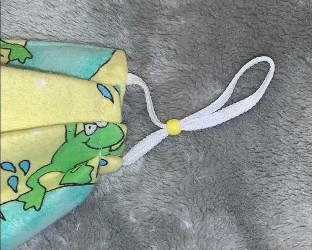 Fabric Face Mask Lily Pad 🐸 Frog Yellow Green