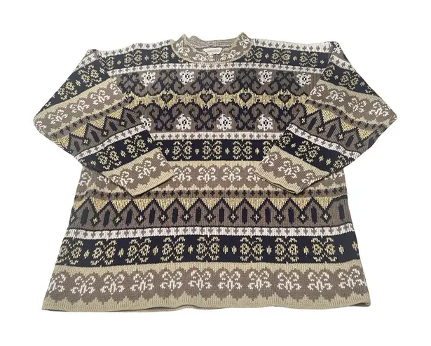 Vtg Arielle Woman's L Geometric Grandma Whimseygoth Glitter Knit Sweater Purple Size L