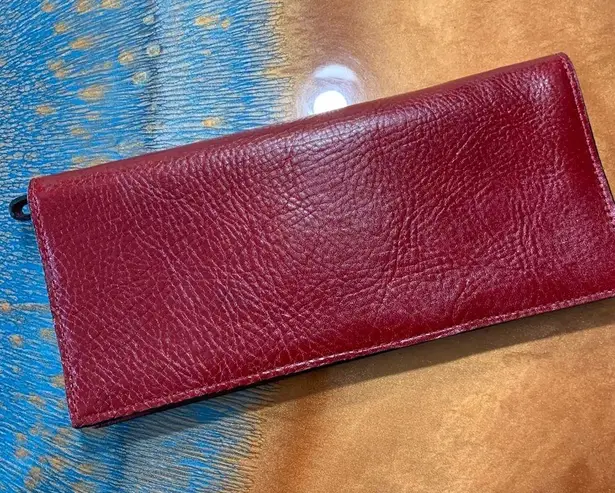 wilson's leather Wilson’s Leather Pelle Studios Red Leather Wristlet Purse