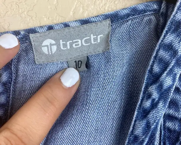 Chambray Romper Blue Size 10