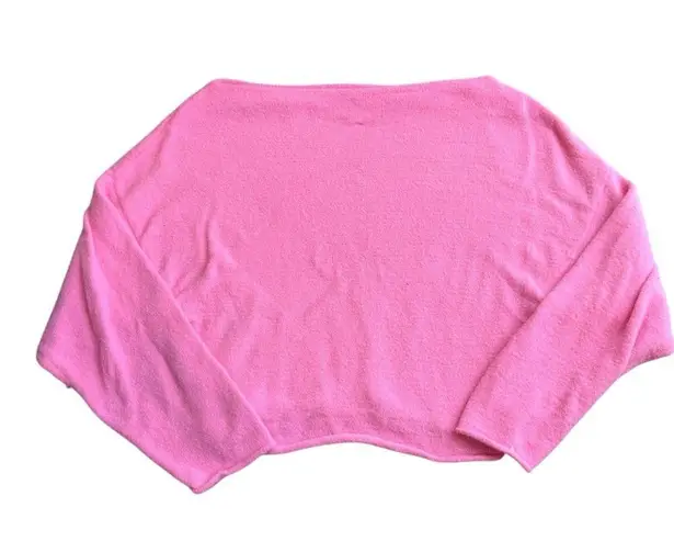 Lane 201 Women’s Size S Drop Shoulder Pullover Sweater Hot Pink Barbiecore Comfy