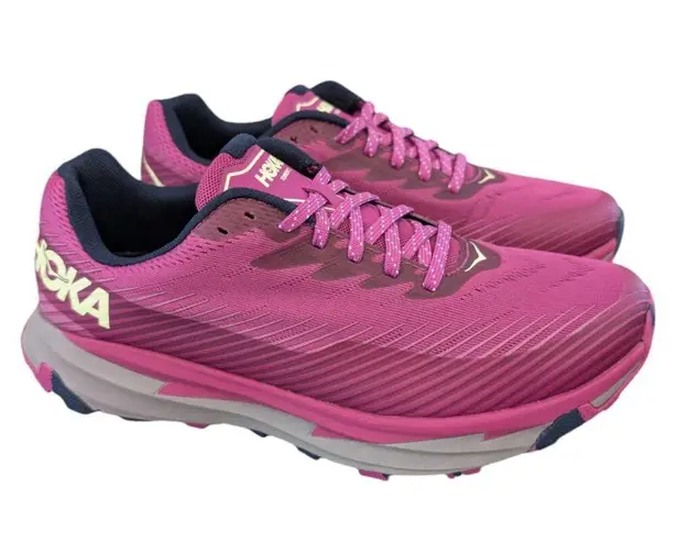 Hoka ONE Torrent 2 Festival Fuschia Ibis Rose Trail Running Sneaker Womens 9.5B