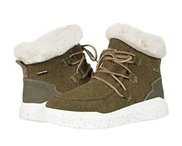 Romika Womens Helsinki Winter Fleece Boots Olive Eu Size : 39 / 8