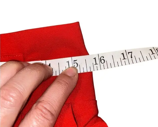 Grace Karin red paper bag dress pants w/ ties at the ankle