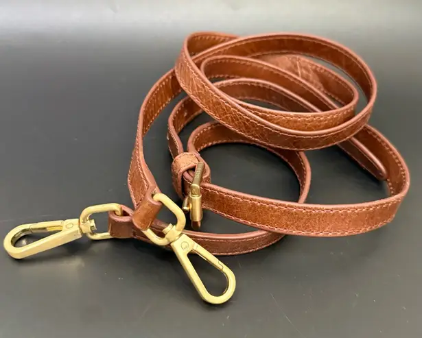 HOBO Brown Leather Gold