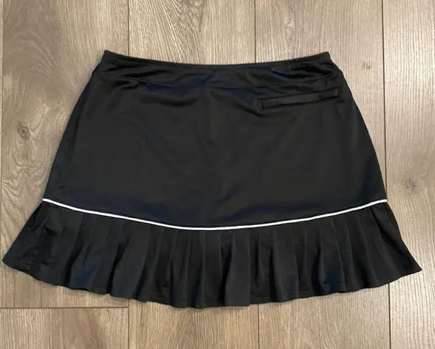 Slazenger  14” Black Pleated Golf Skirt Size Small