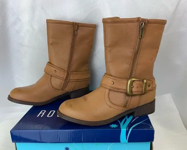 Rouge Lined Boots “Camel” Brown Women’s 🆕 Size 6
