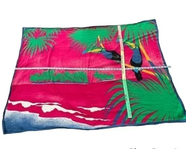 Jacques Rollet toucans Sarong Wrap tropical paradise Vintage Pink Size undefined