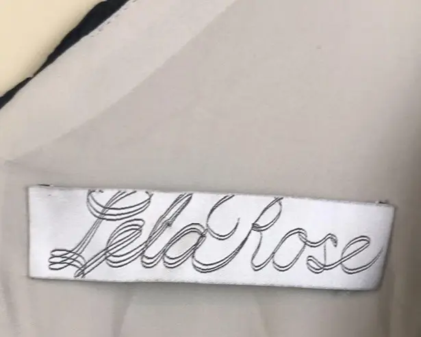 Lela Rose Women’s Silk 3D Floral Net Design Sleeveless A