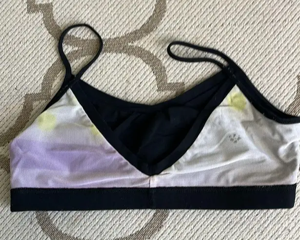 Lululemon  black no padding yoga lounge light support bra