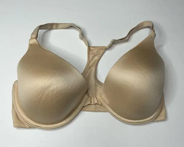 Maidenform Tan Full Coverage Bra 36D Molded Cups and Adjustable Straps
