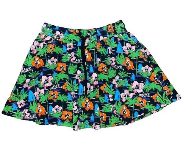 Love moschino 💖 Tropical Print Y2K Skirt