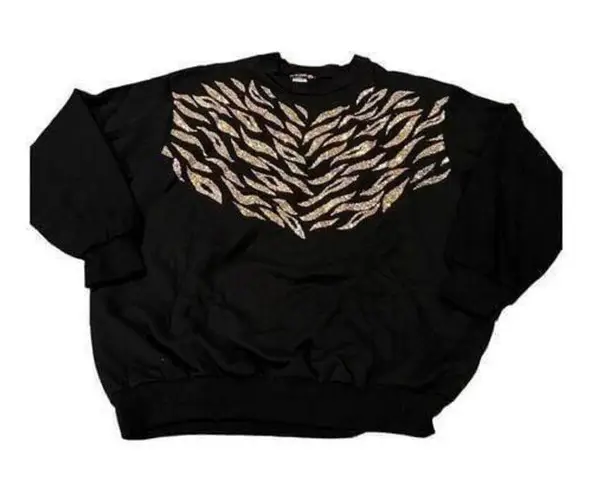 Pink Elephant vintage sweatshirt made in USA size M Black Size M