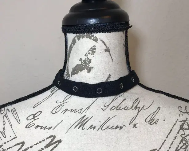 Gothic Black Grommet Punk Chocker New