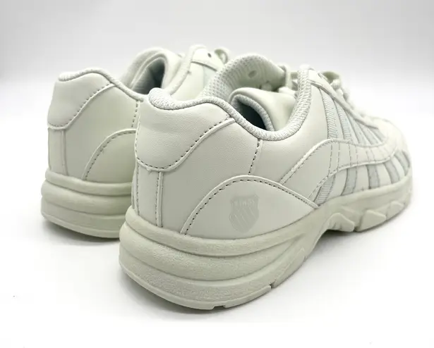 K-Swiss Classics Lt Green Mint Lace-up Padded Footbed Court Shoes Size 6