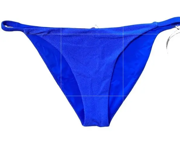KIKI RIO Junior Side Tab Solid 18 Low Rise Cobalt Blue Bikini Bottoms Size undefined