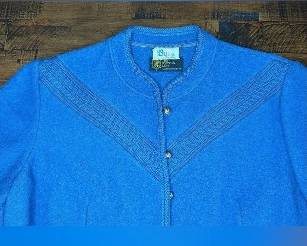 Vintage The Scottish Lion Wool Jacket Blazer XXL RARE Made In Australia Blue Size 2X