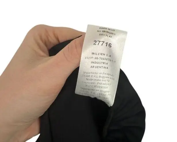 Maria Cher Geometric Mini Skirt Boho Pull On Stretch Summer Womens 1 US Small? Black