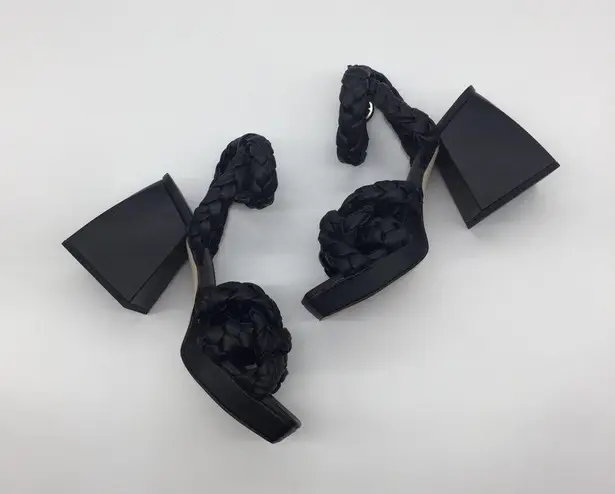 Circus by Sam Edelman NWOT Sam Edelman Circus Mable Black Braided Block Heel Sandal Size 8/38