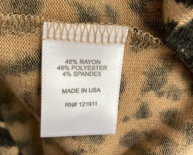 LNA |Brushed Leopard Flynn Cutout Sweater sz small