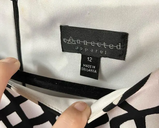 Connected Apparel Printed Tulip Dress