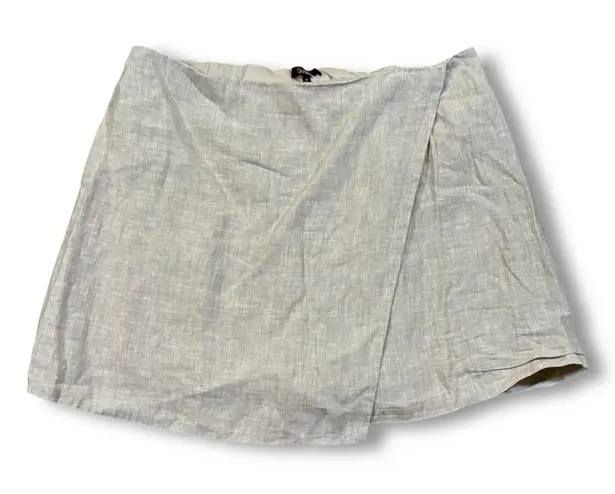 Quince NWT European Linen Flax Skort Skirt Size 16