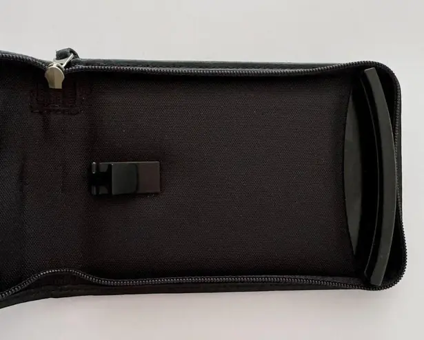 Coach  Vintage Black Leather Zipper Palm Pilot Case / Wallet Pouch