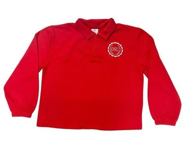 NCAA Ohio State Buckeyes Women's Cropped Long Sleeve Sweatshirt, Medium (8/10)