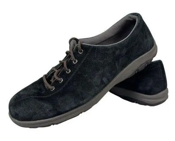 Duluth Trading Co Women's Black Leather Lace-Up Shoes Size 11 Casual