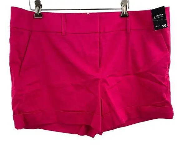 New York & Co. Pink 4" Short Size 16 New