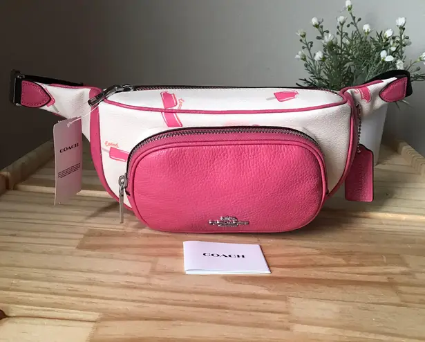 Coach fanny pack pink sale