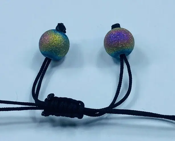 Sliding Knot Bracelet Multicolor Beaded Women or Men