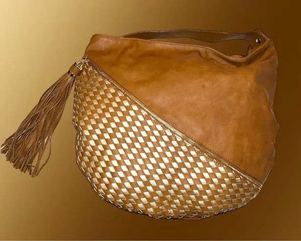 Big Buddha tan hobo bag! Large capacity! Ntn