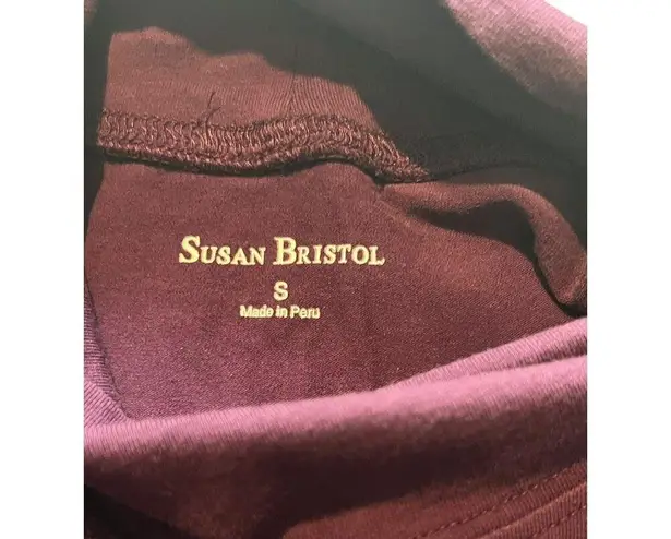 Susan Bristol Women's Purple Long Sleeve Turtle Neck Top