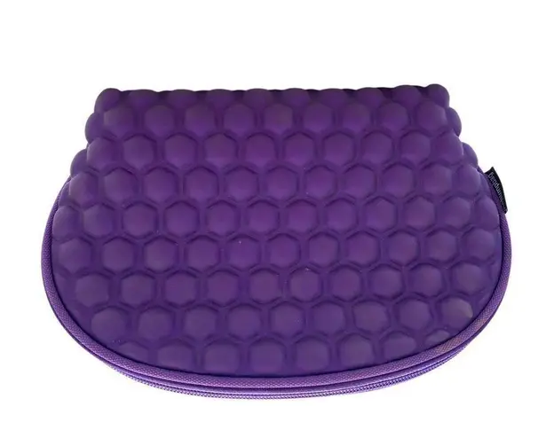 The Bump Bag Makeup Carrying Carrier Cosmetic Case Bag Skincare Beauty Travel Va Purple