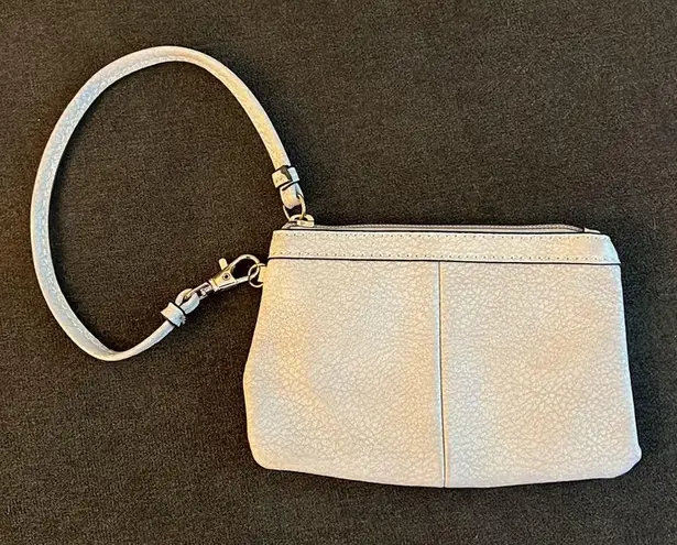 wilson's leather  Taupe Zip Up Wristlet