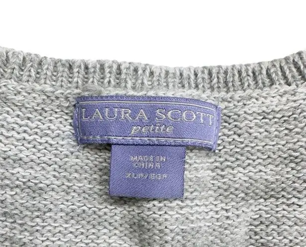 Laura Scott Petite Open Knit Sweater (XLP)