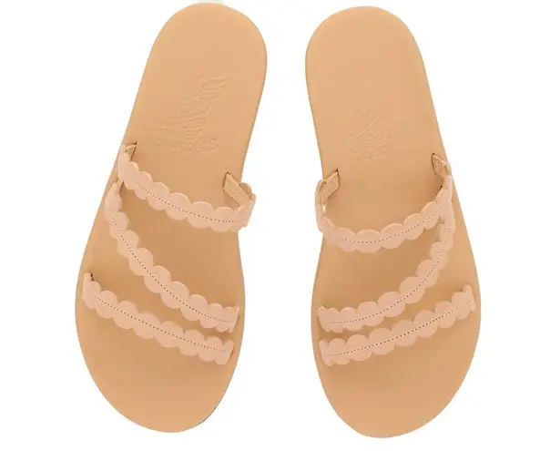 Ancient Greek Sandals New in Box Oceanis in Vachetta Natural Leather Size 39 /