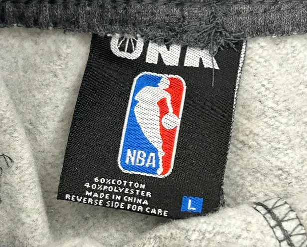 Nba Chicago Bulls Basketball UNK Gray Graphic Logo Joggers Sweatpants Size L