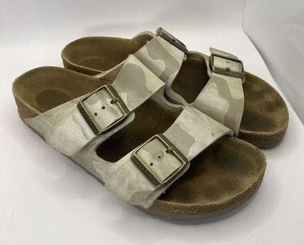 Birkenstock  Arizona Desert Sand Camo Sandals Size EU 37 US W6 Narrow