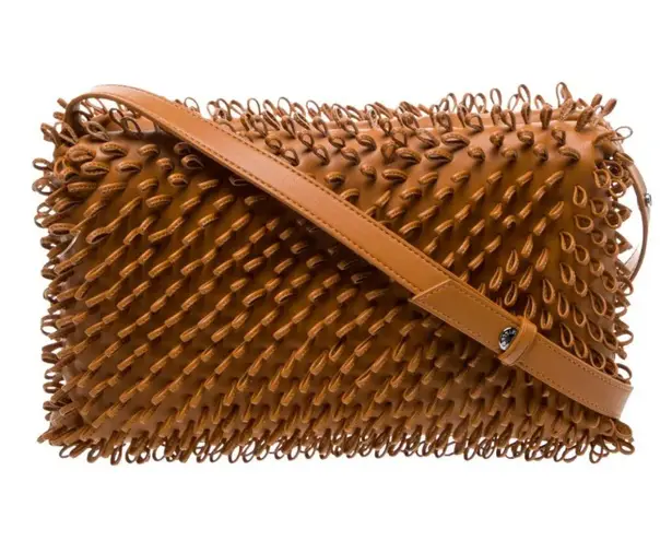 Simon Miller Spikey Loop Puffin Leather Handbag Brown